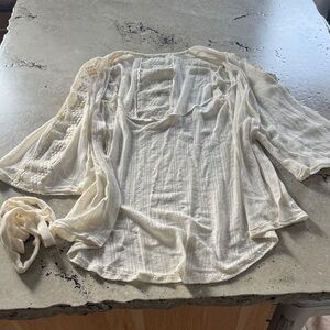 Maurices Cream Women's Swim Coverup